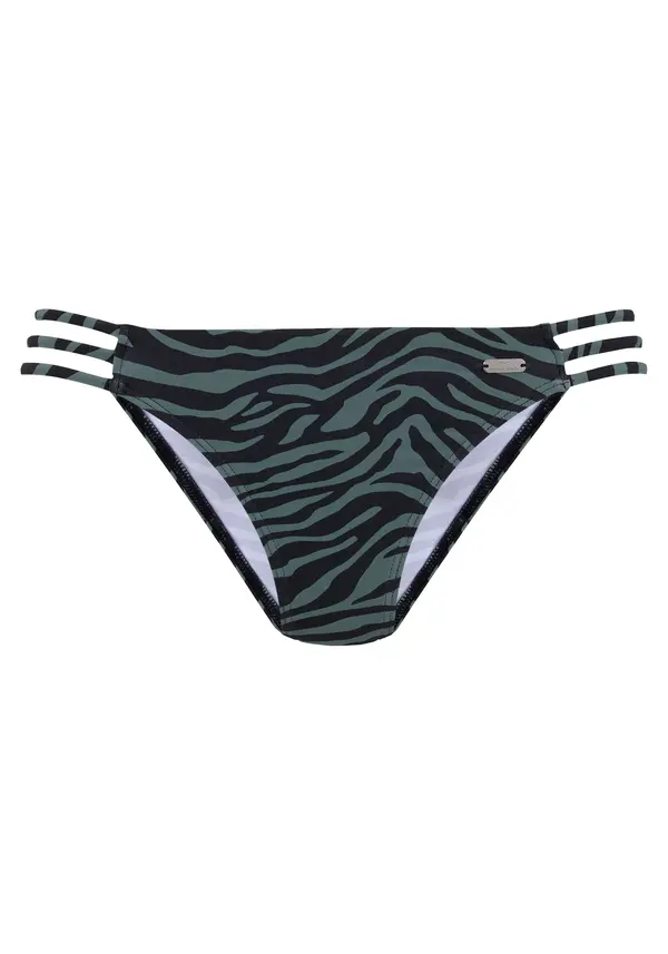 VENICE BEACH VENICE BEACH Bikini hlačke  temno zelena / črna