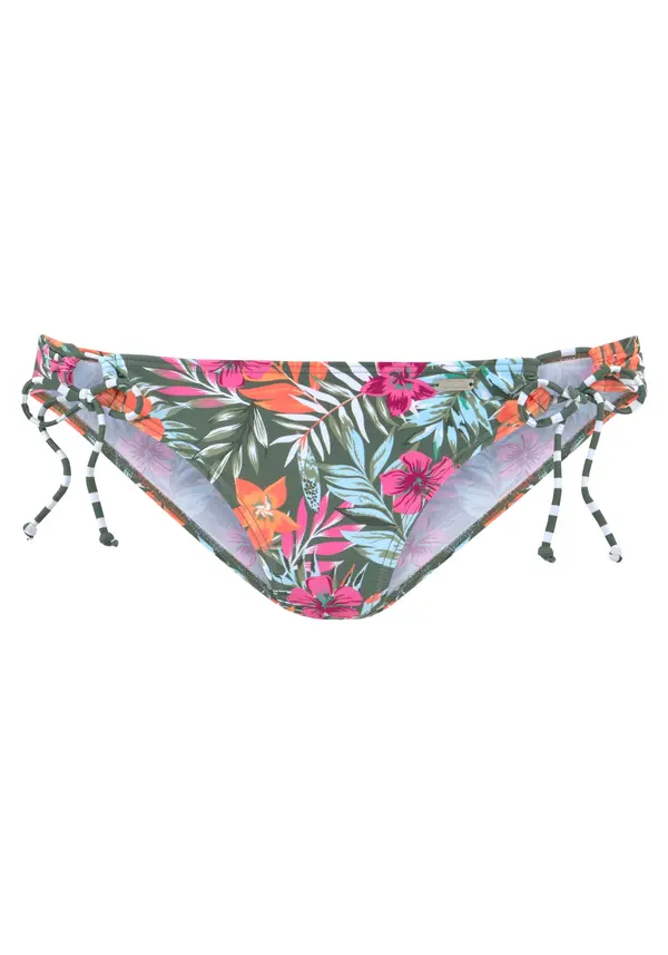 VENICE BEACH VENICE BEACH Bikini hlačke  zelena / oranžna / roza / bela