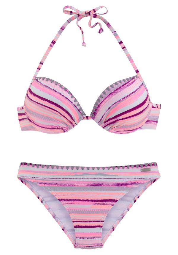 VENICE BEACH VENICE BEACH Bikini  opal / siva / ciklama / svetlo roza