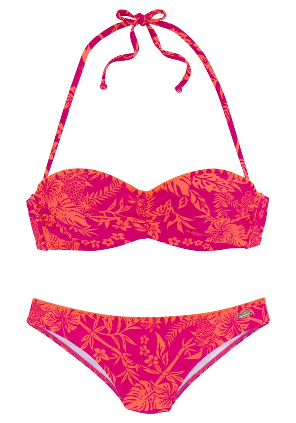 VENICE BEACH VENICE BEACH Bikini  oranžna / temno roza