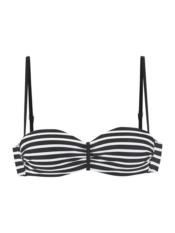 VENICE BEACH VENICE BEACH Bikini zgornji del  črna / bela