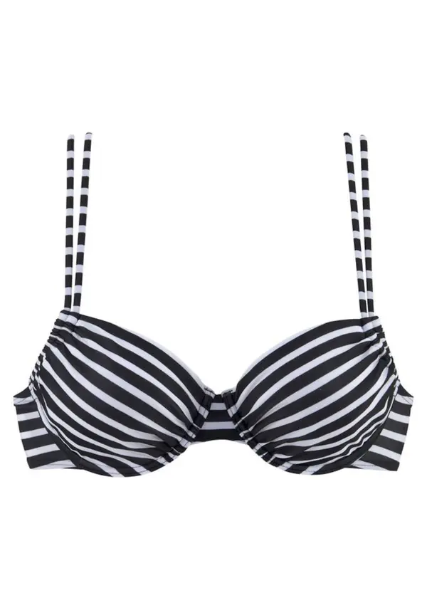 VENICE BEACH VENICE BEACH Bikini zgornji del  črna / bela