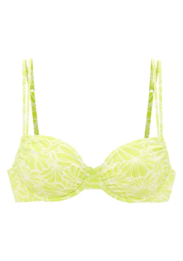 VENICE BEACH VENICE BEACH Bikini zgornji del  limeta / bela