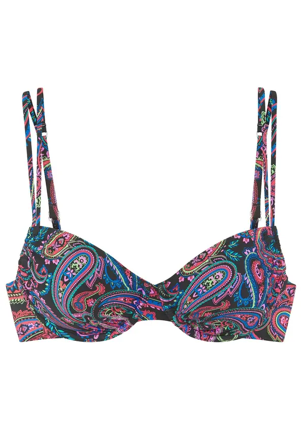 VENICE BEACH VENICE BEACH Bikini zgornji del  modra / roza / rdeča / črna