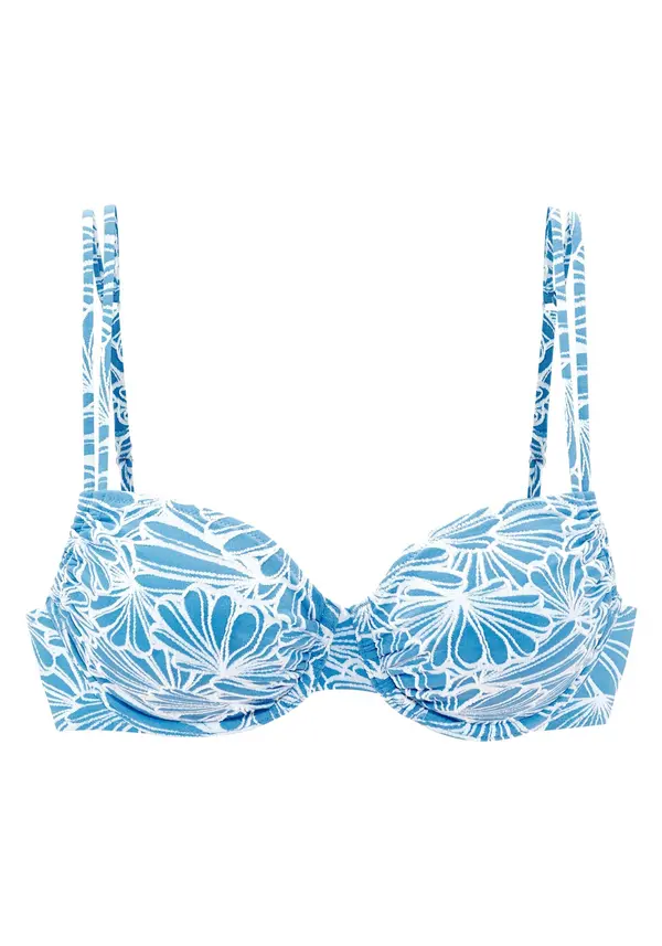 VENICE BEACH VENICE BEACH Bikini zgornji del  nebeško modra / bela