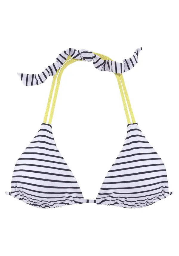 VENICE BEACH VENICE BEACH Bikini zgornji del  rumena / črna / bela