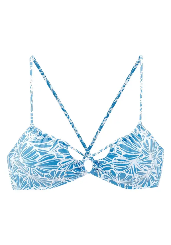 VENICE BEACH VENICE BEACH Bikini zgornji del  svetlo modra / bela