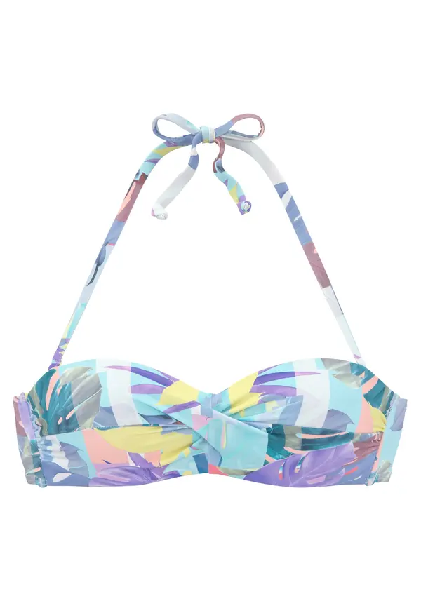 VENICE BEACH VENICE BEACH Bikini zgornji del  voda / rumena / lila / puder
