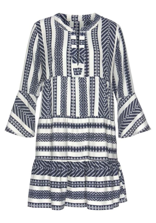 VENICE BEACH VENICE BEACH Dolga srajca  modra / bela