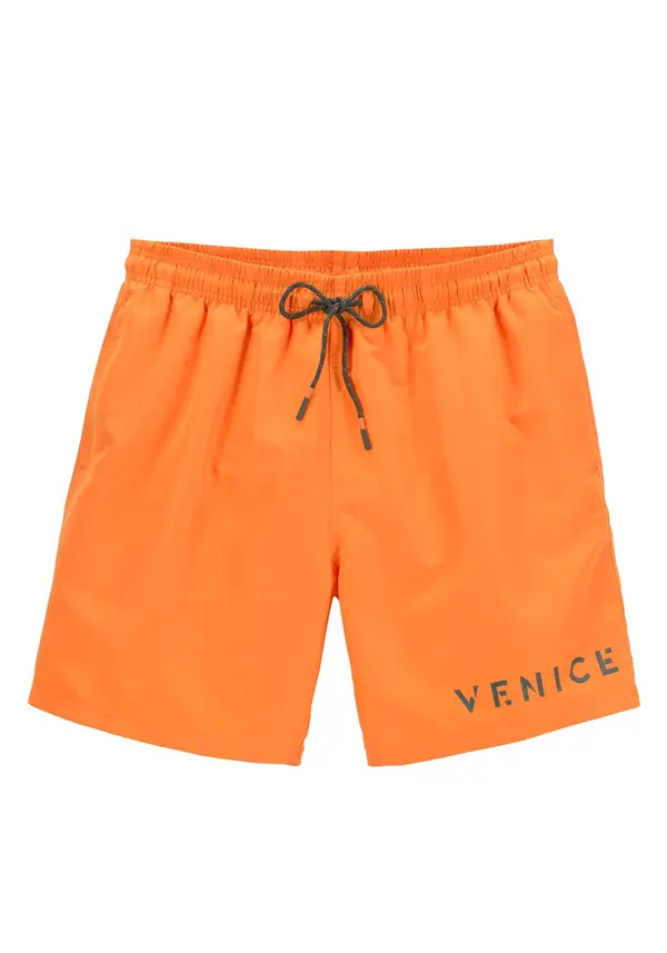 VENICE BEACH VENICE BEACH Kratke kopalne hlače  modra / oranžna