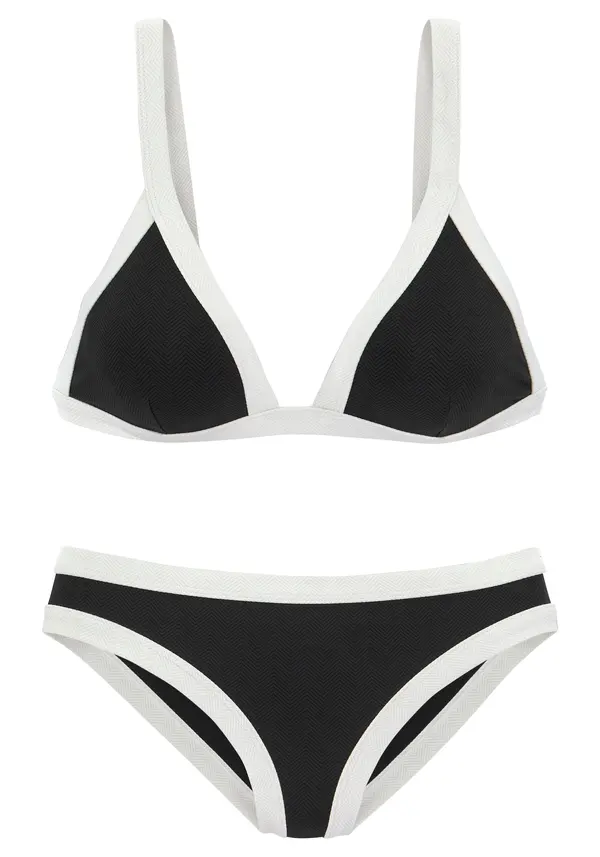 VENICE BEACH VENICE BEACH Športne bikini  črna / bela