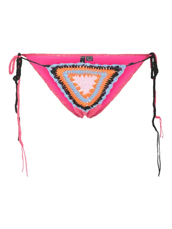 VERO MODA VERO MODA Bikini hlačke 'RENU'  oranžna / roza / črna / bela