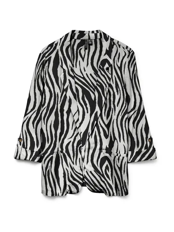 VERO MODA VERO MODA Blazer 'VMJESMILO'  srebrno-siva / črna / srebrna