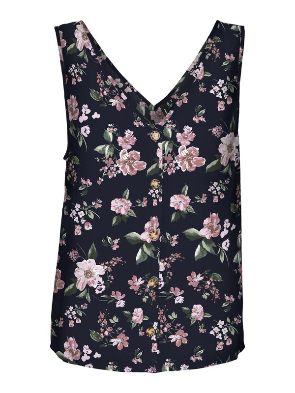 Vero Moda VERO MODA Bluza 'BUMPY'  mornarska / zelena / roza / bela
