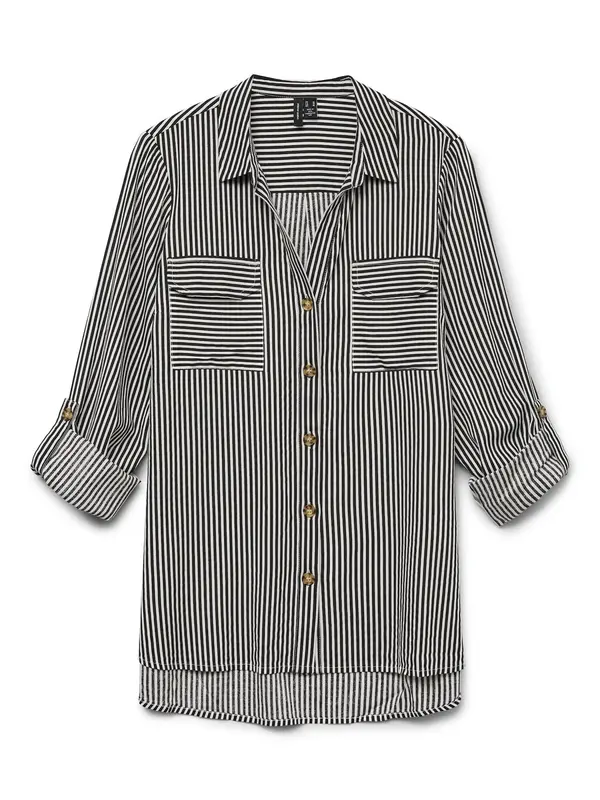 VERO MODA VERO MODA Bluza  črna / bela
