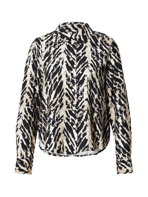 VERO MODA VERO MODA Bluza  kit / črna / bela