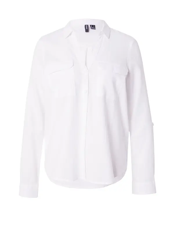 VERO MODA VERO MODA Bluza 'LINN BUMPY'  bela