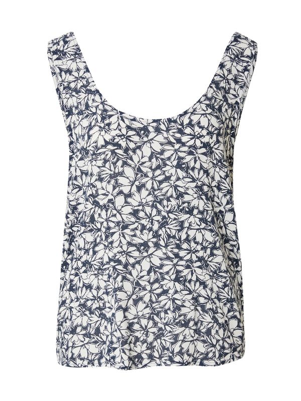 VERO MODA VERO MODA Bluza 'MENNY'  temno modra / off-bela