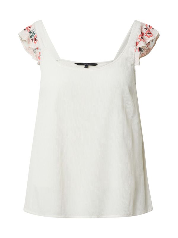 VERO MODA VERO MODA Bluza 'Pui'  bež / smaragd / melona / črna