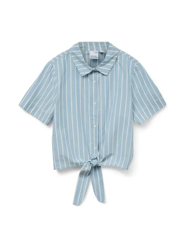 VERO MODA VERO MODA Bluza  svetlo modra / bela