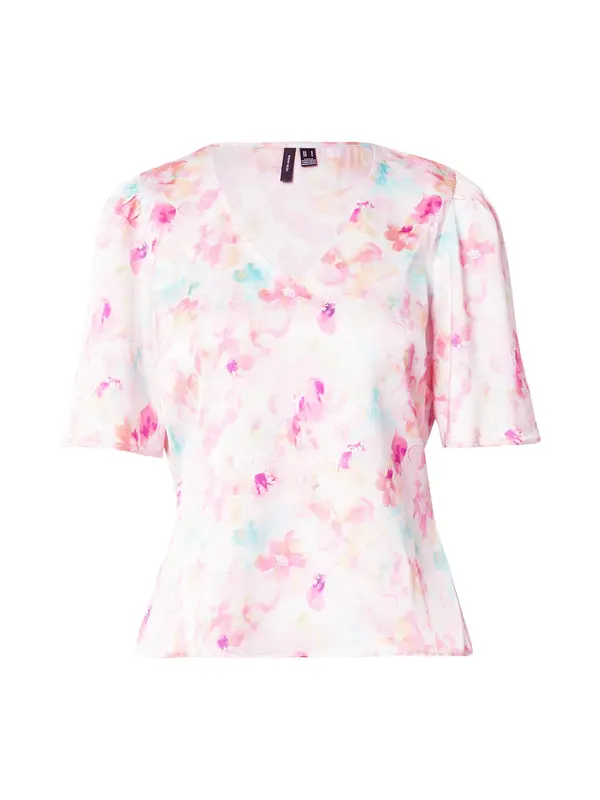 VERO MODA VERO MODA Bluza  svetlo modra / fuksija / roza / pastelno roza