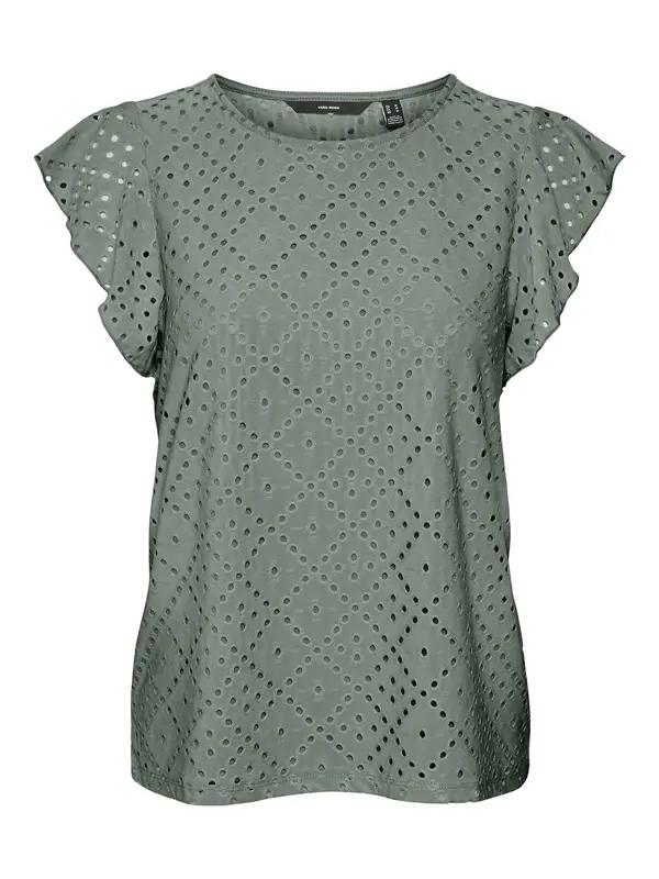 VERO MODA VERO MODA Bluza 'Tassa'  temno zelena