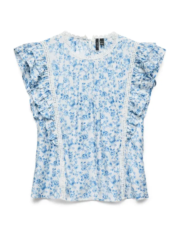 VERO MODA VERO MODA Bluza 'VMBliss'  azur / bela