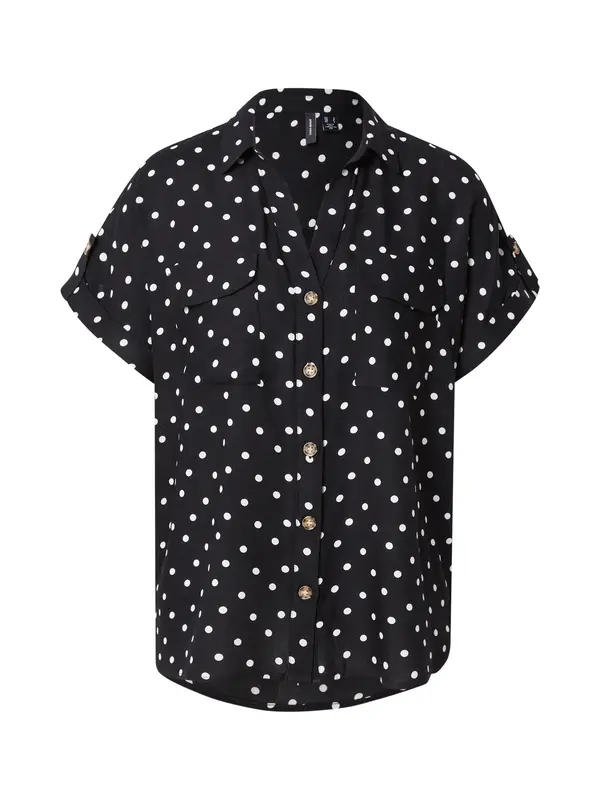 VERO MODA VERO MODA Bluza 'VMBumpy'  črna / bela