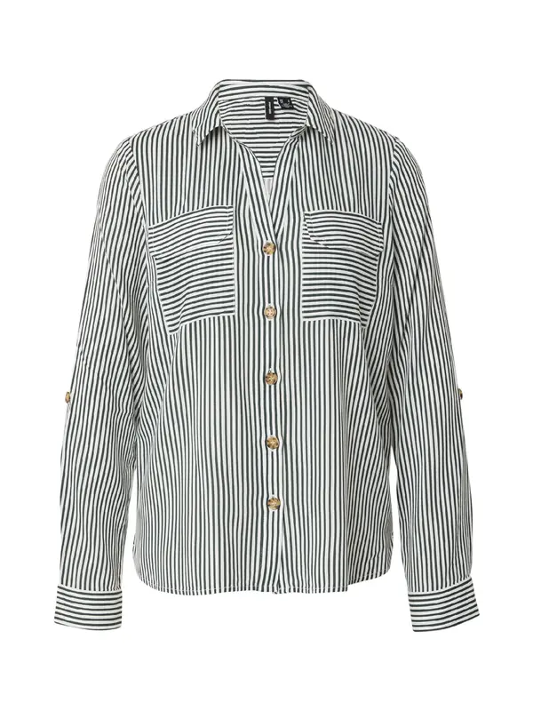 VERO MODA VERO MODA Bluza 'VMBUMPY'  jelka / bela