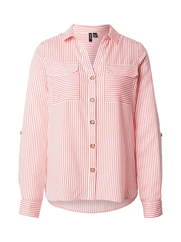 VERO MODA VERO MODA Bluza 'VMBumpy'  korala / bela