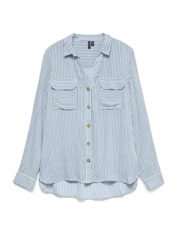 VERO MODA VERO MODA Bluza 'VMBumpy'  kraljevo modra / bela