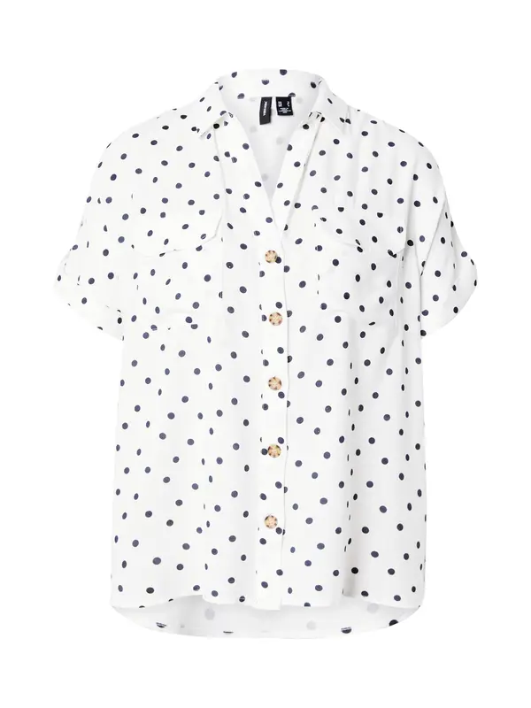 VERO MODA VERO MODA Bluza 'VMBUMPY'  marine / bela