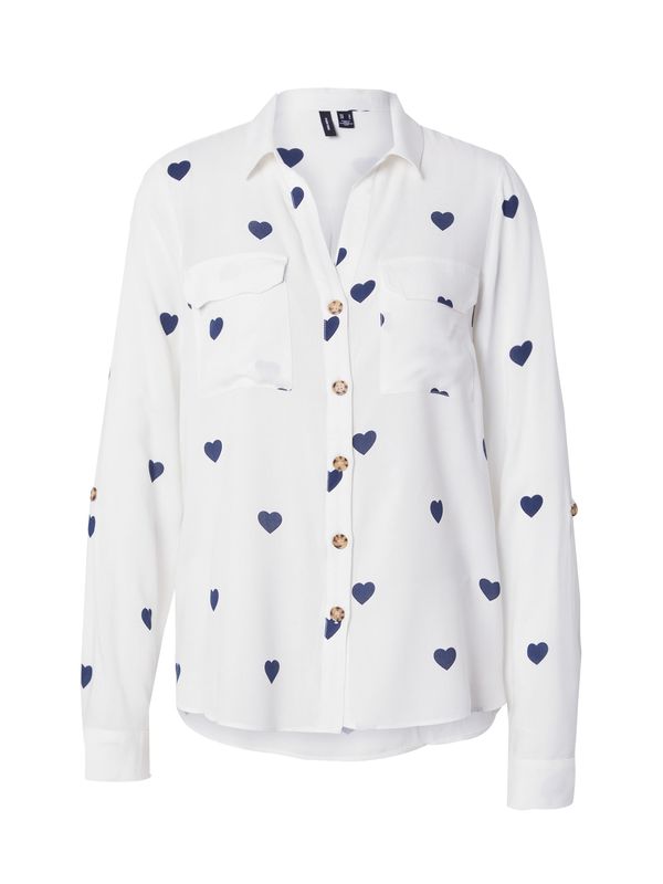 VERO MODA VERO MODA Bluza 'VMBUMPY'  marine / bela