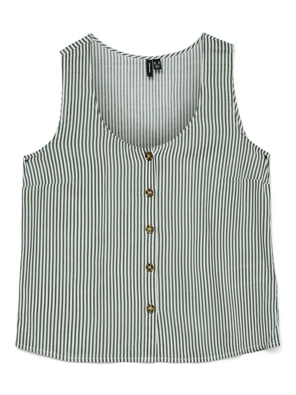 VERO MODA VERO MODA Bluza 'VMBUMPY'  pastelno zelena / temno zelena