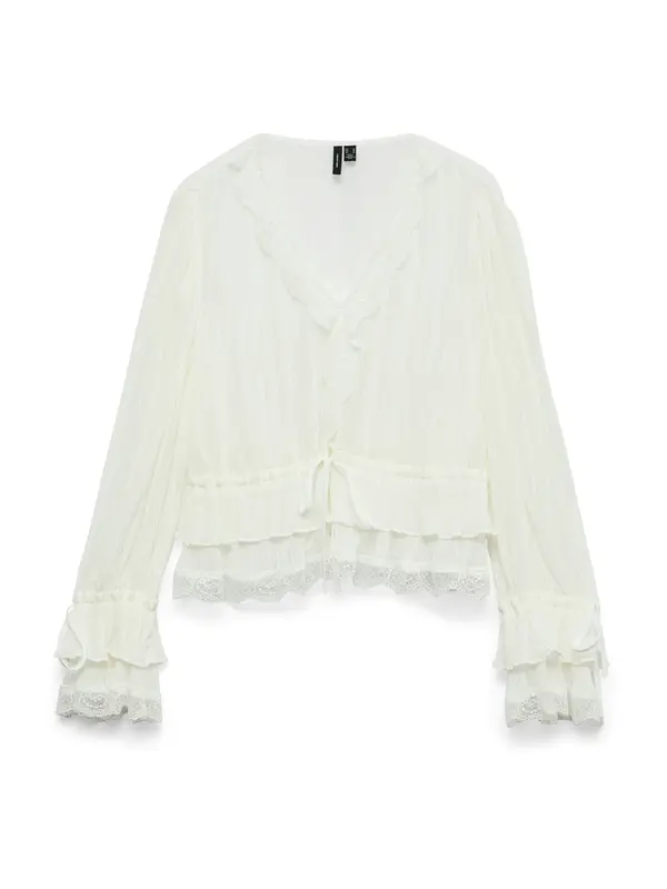 VERO MODA VERO MODA Bluza 'VMFELINE'  naravno bela
