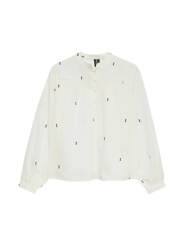 VERO MODA VERO MODA Bluza 'VMIris'  jelka / bela