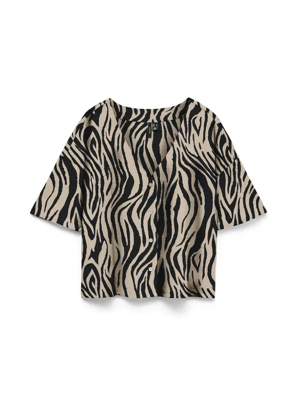 VERO MODA VERO MODA Bluza 'VMJESMILO'  temno siva / črna