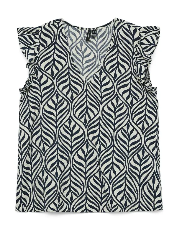 VERO MODA VERO MODA Bluza 'VMJosie'  svetlo bež / črna
