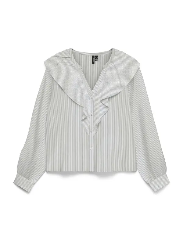 VERO MODA VERO MODA Bluza 'VMKAJA'  črna / bela