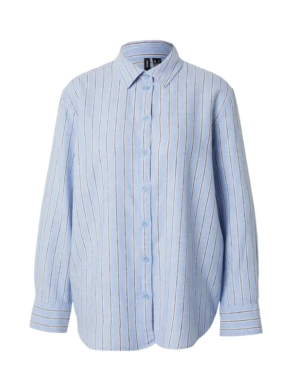 VERO MODA VERO MODA Bluza 'VMLINN'  svetlo modra / črna / bela