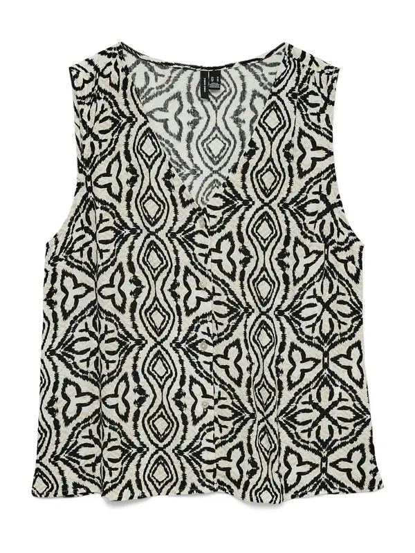 VERO MODA VERO MODA Bluza 'VMMENNY'  bež / kremna / črna
