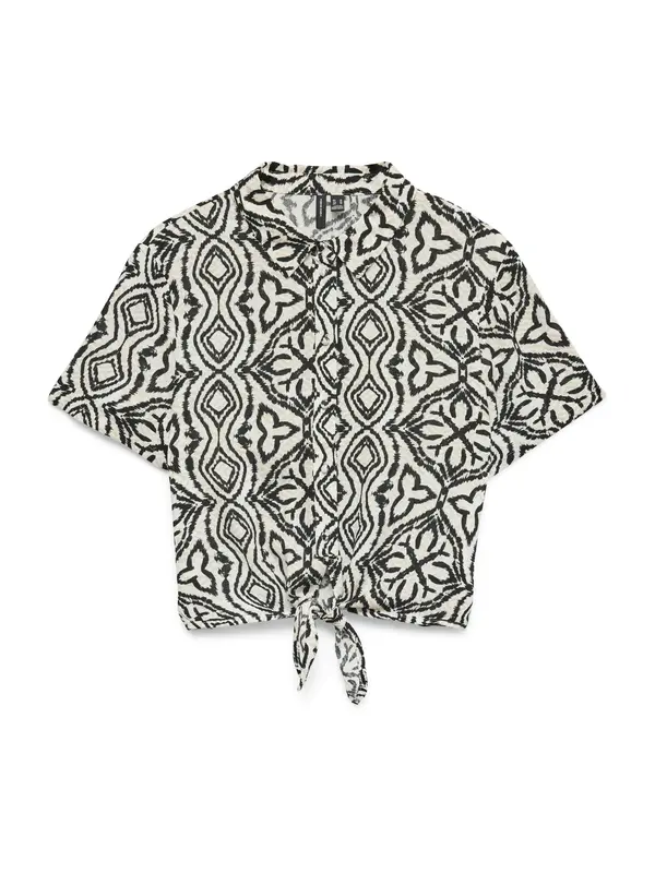 VERO MODA VERO MODA Bluza 'VMMENNY'  ecru / črna