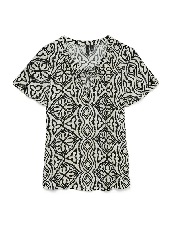 VERO MODA VERO MODA Bluza 'VMMENNY'  kremna / slonovina / črna