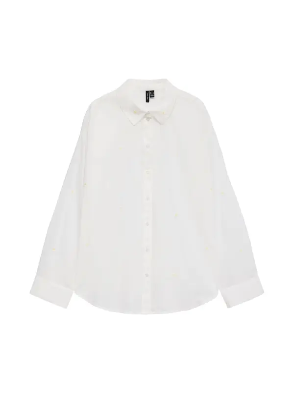 VERO MODA VERO MODA Bluza 'VMOdona'  rumena / bela