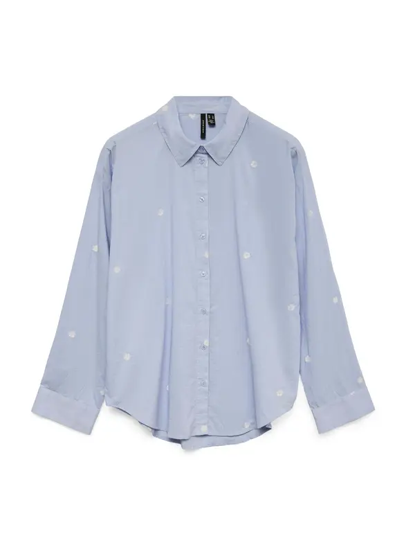 VERO MODA VERO MODA Bluza 'VMOdona'  svetlo modra / bela