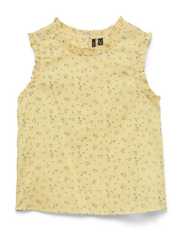 VERO MODA VERO MODA Bluza 'VMTRINE'  limona / zelena / bela