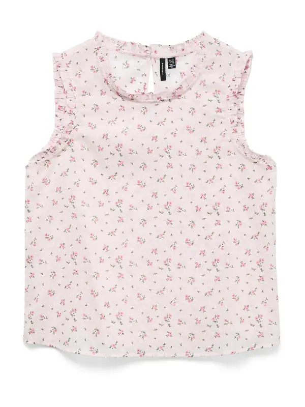 VERO MODA VERO MODA Bluza 'VMTRINE'  zelena / roza / pastelno roza