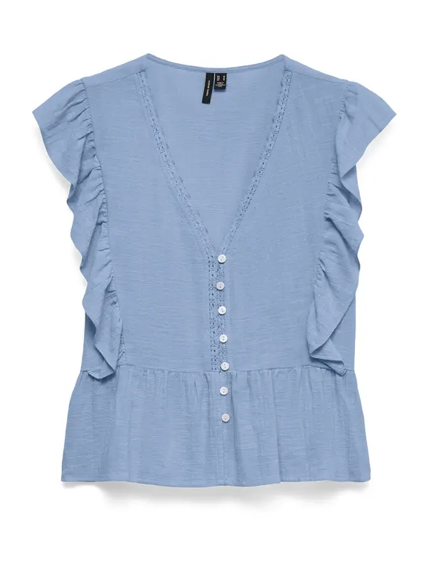 VERO MODA VERO MODA Bluza 'VMVido'  svetlo modra