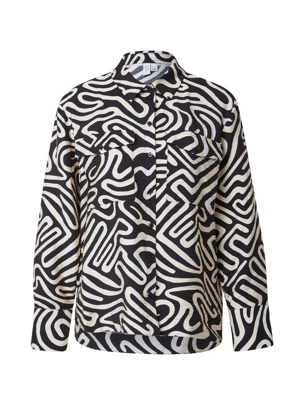 VERO MODA VERO MODA Bluza 'VMVIGDIS'  ecru / črna