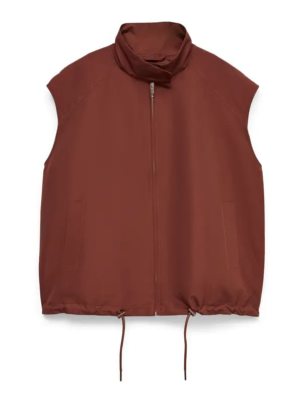 VERO MODA VERO MODA Brezrokavnik 'VMKimmie'  rjasto rdeča